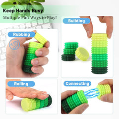 AOSTEONG stress relief fidget roller on desk for calm concentration