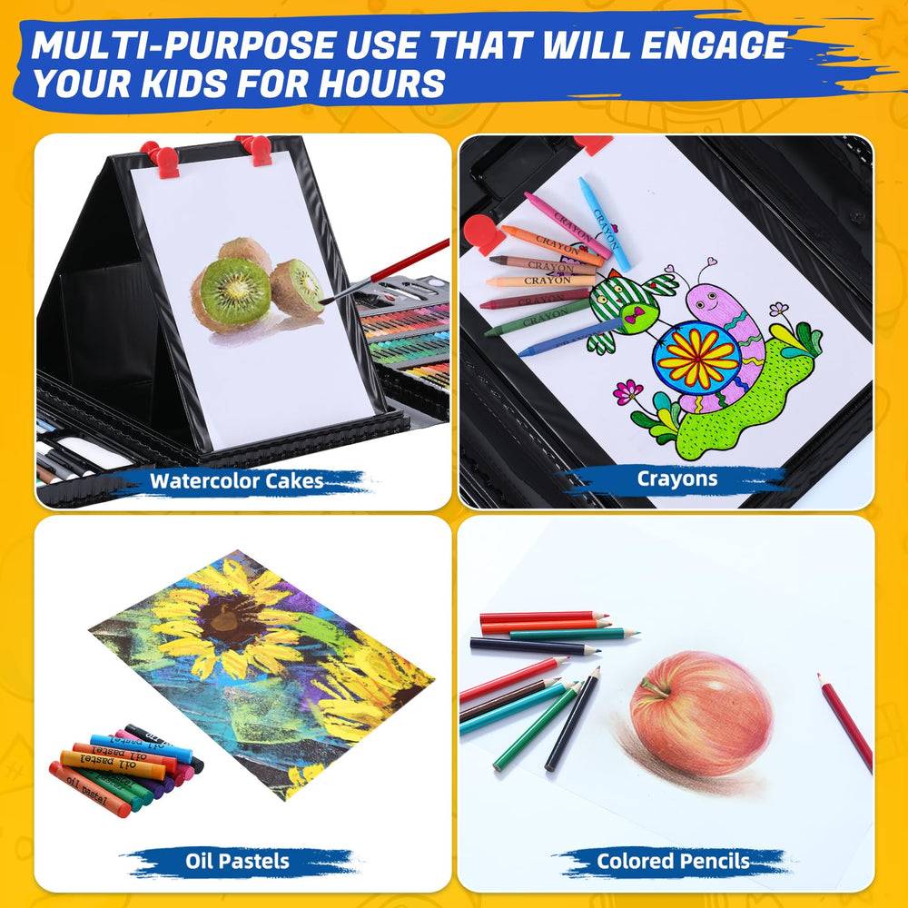 AOTEMOON all-in-one art kit watercolor pens — vivid washes for expressive art.