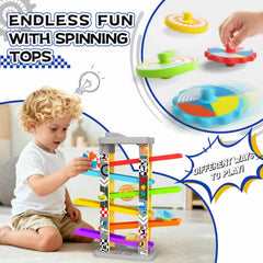 Aotipol hollow ramps showcase vibrant colors for racing and problem-solving play