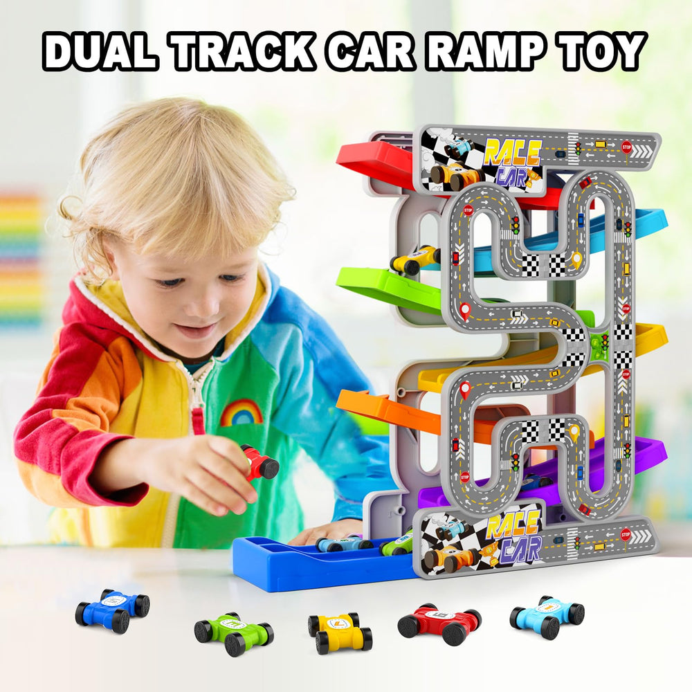 Aotipol two-player racing setup encouraging shared play