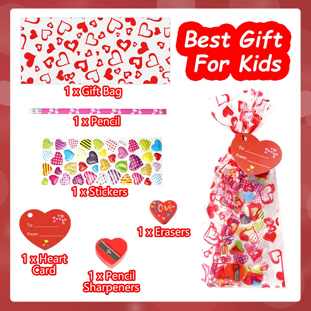 AouEtnay valentines stickers add color and joy to classroom exchanges.