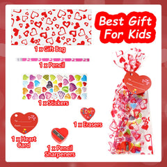 AouEtnay valentines stickers add color and joy to classroom exchanges.
