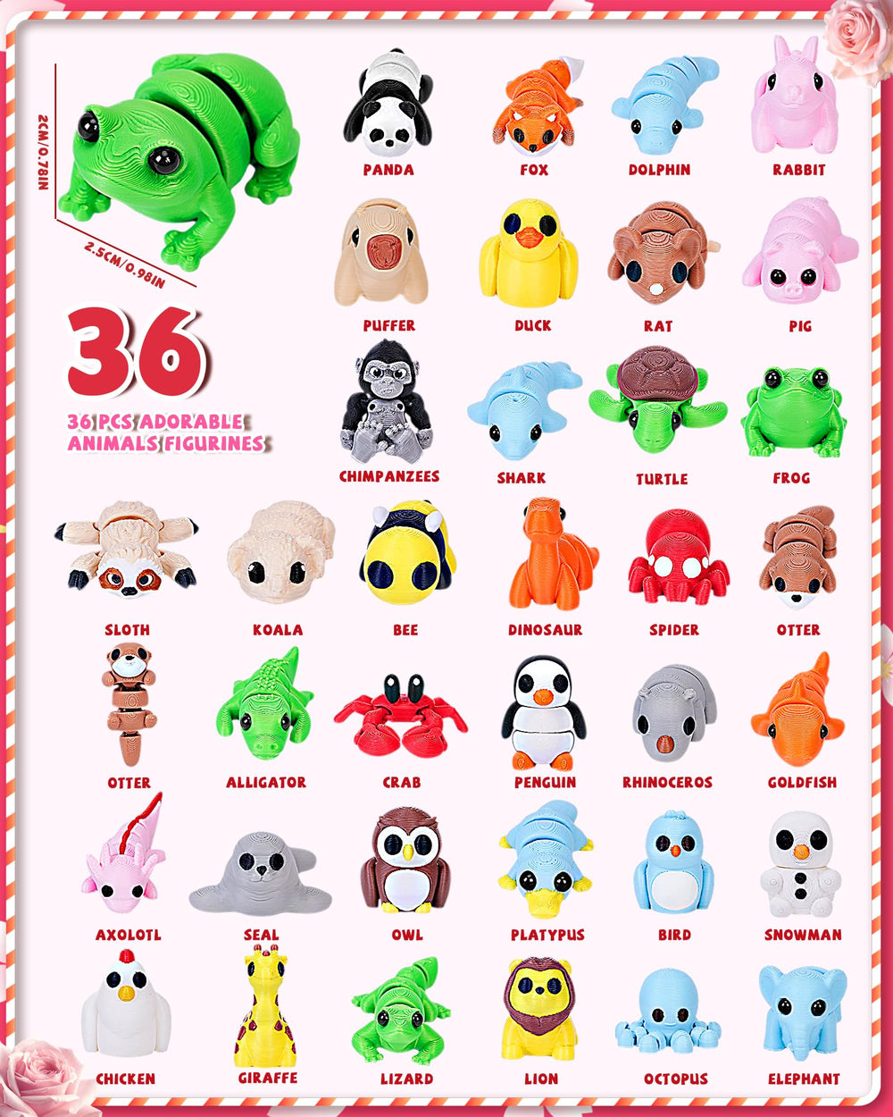Aousin desk pets brighten desks and inspire focused relaxed play.