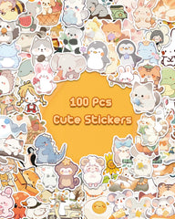 AOWDIAO thick vinyl stickers with durable, waterproof finish for daily use.