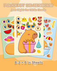 Aowplc Capybara Make-a-Face vinyl is non-toxic and durable.
