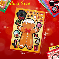 Aowplc Christmas stickers showing penguin artwork ideal for scrapbooking and gift decorating.