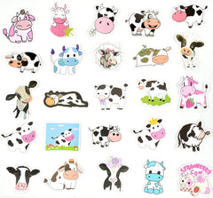 Aowplc cow stickers laptop designs add personality to laptops and water bottles.