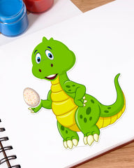 Aowplc dinosaur stickers for preschool arts and fine motor skills.