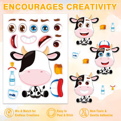 Aowplc Make-a-Face stickers packaged for party favors