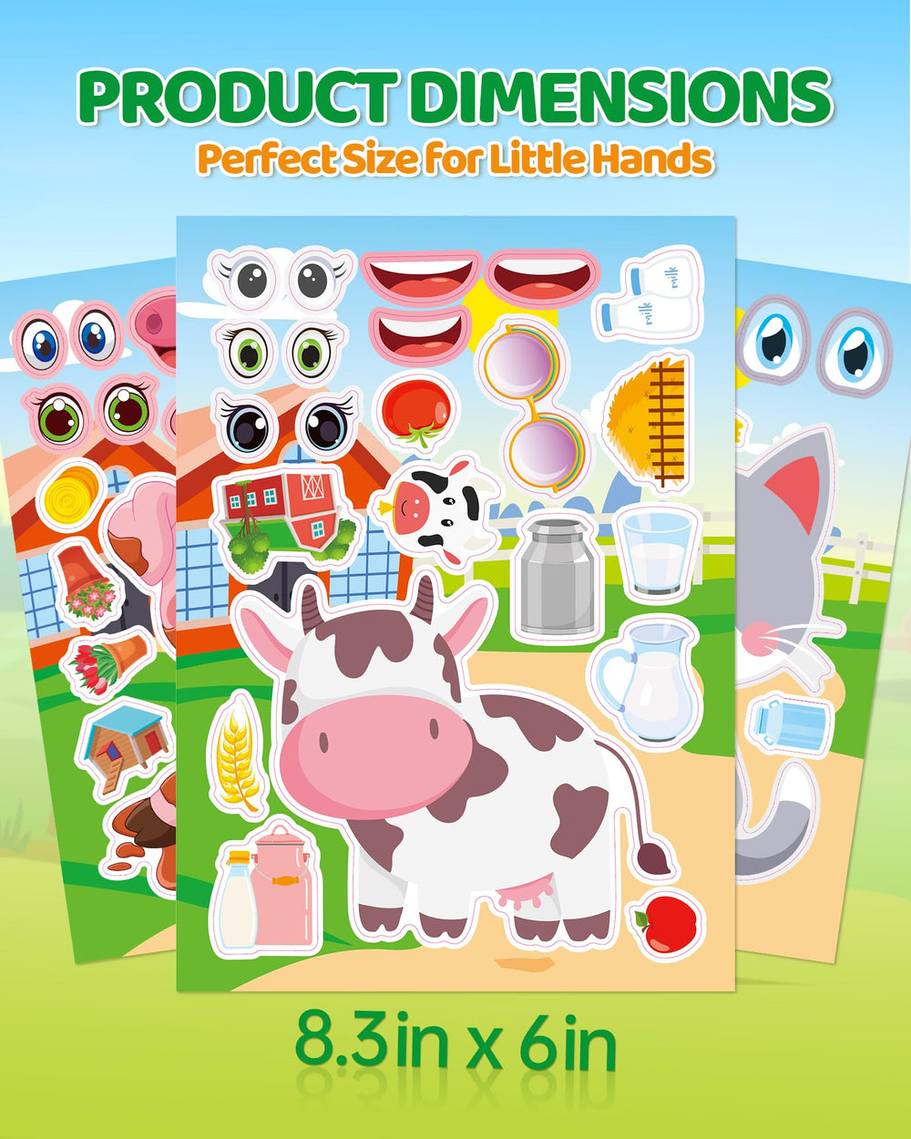 Aowplc screen‑free activities with stickers for travel and rainy days