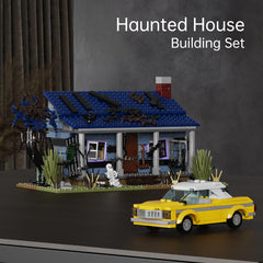 AOXEKBOLO Haunted House side detail enhances spooky ambiance