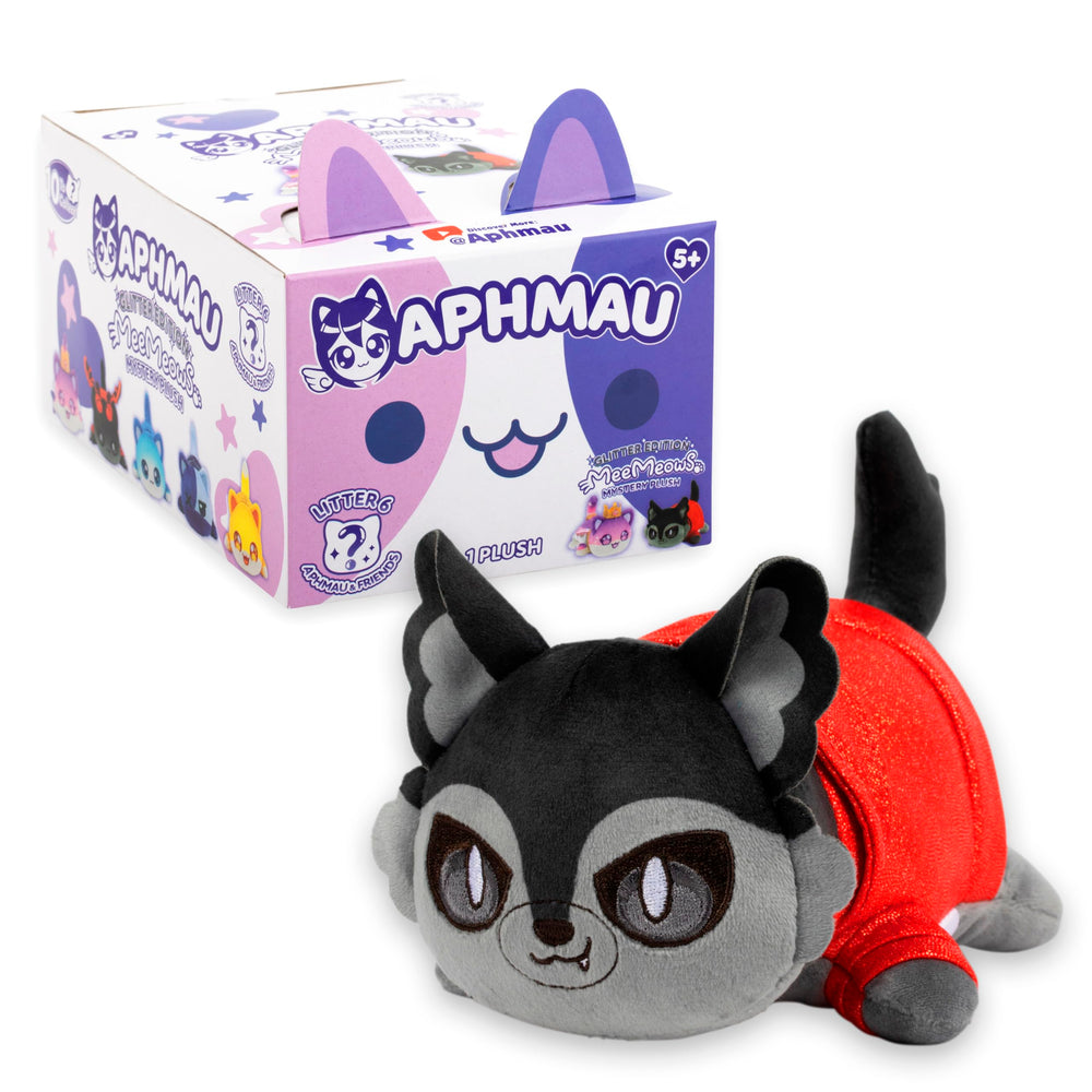 Aphmau MeeMeow Kim Cat plush with soft cuddle quality for shelves