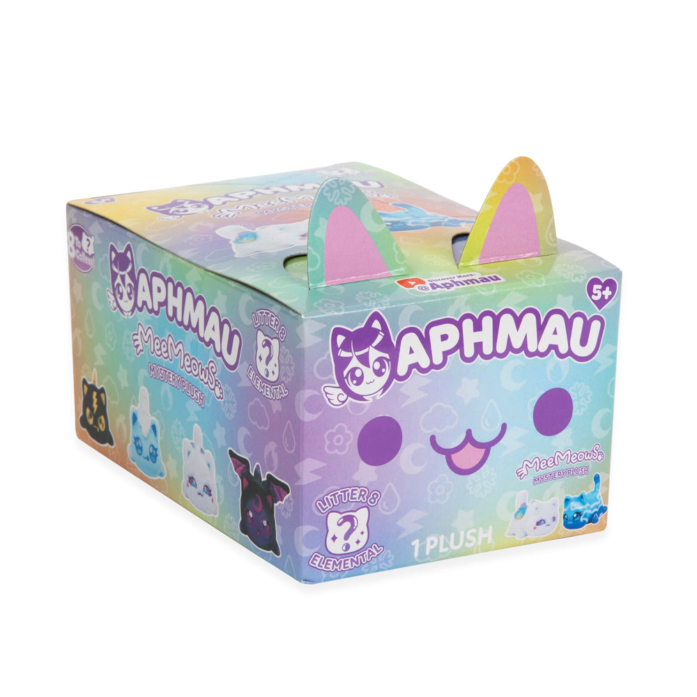 Aphmau MeeMeow 6inch Ice Cat plush, soft cuddle buddy.