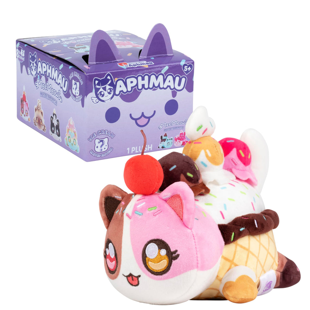 Aphmau MeeMeow Unboxing Surprise image showcases the mystery box thrill.