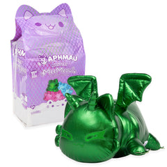 Aphmau MeeMeows 11-inch Onyx Dragon plush, bold contrast for display.