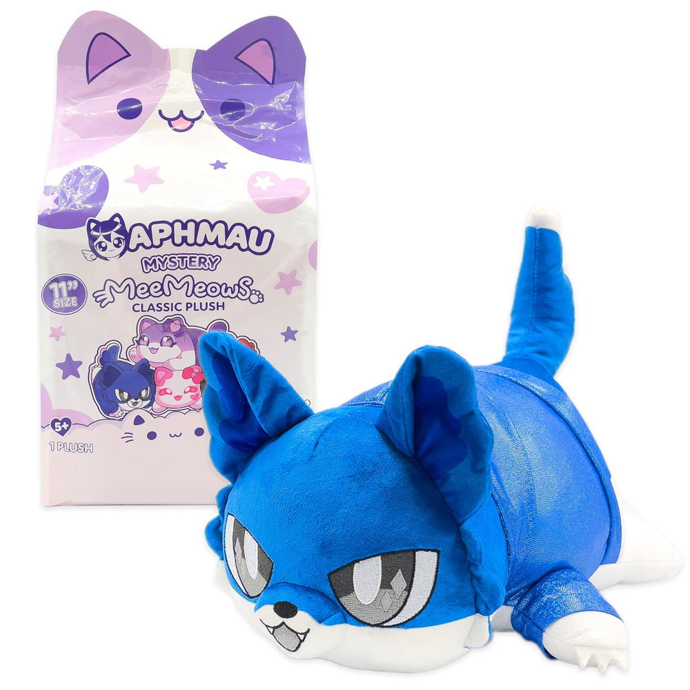 Blind box packaging for Aphmau MeeMeows, creating mystery collectible appeal.