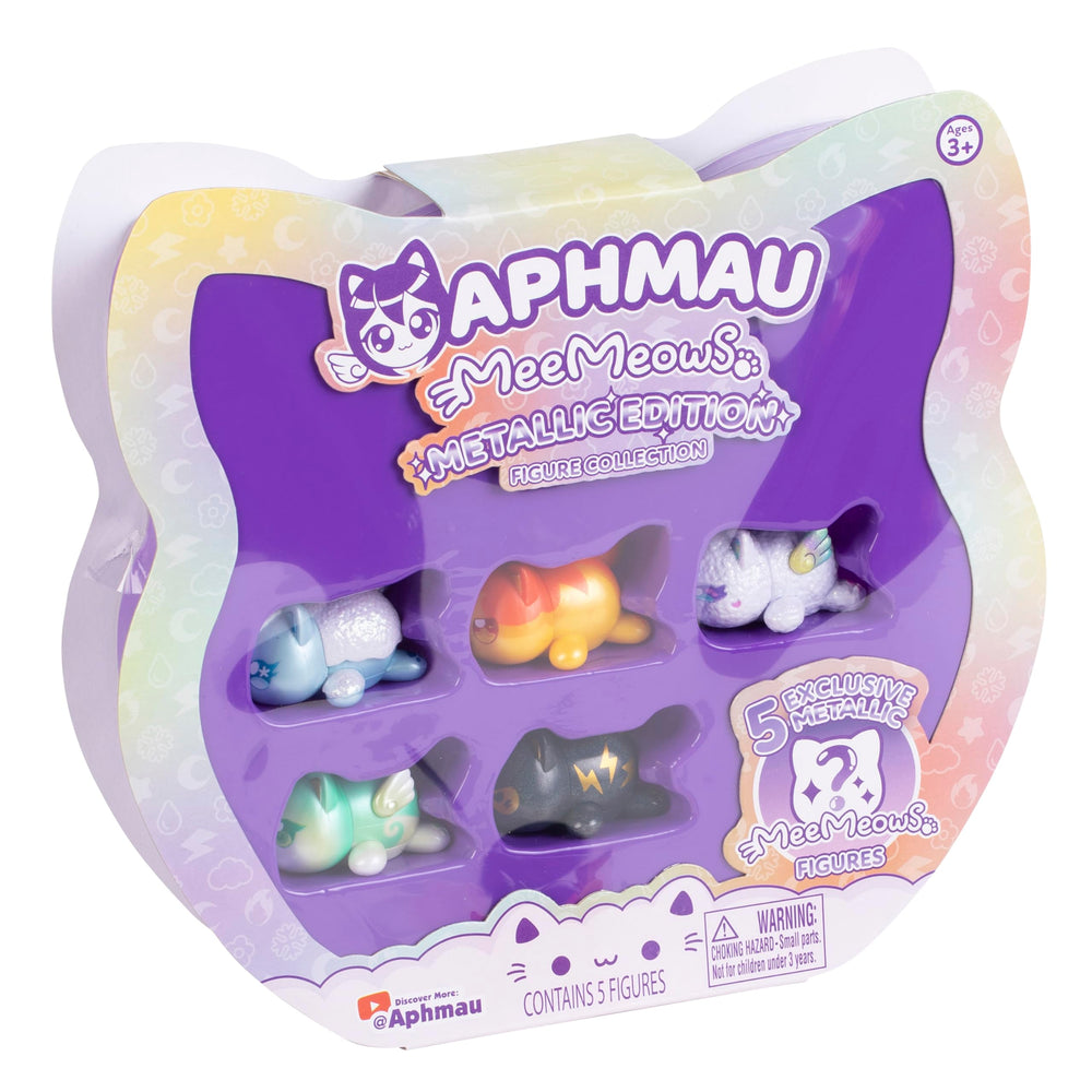 Aphmau metallic MeeMeow Lightning Cat: energizing presence for action-packed play and collection.