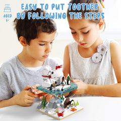Aphpaio ABS plastic bricks ensure long-lasting, non-toxic playtime.