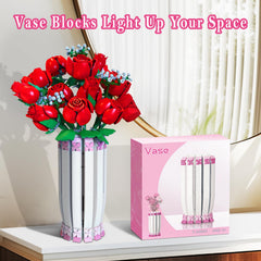aphpaio pink vase desk decor showcasing a finished stack on a clean workspace