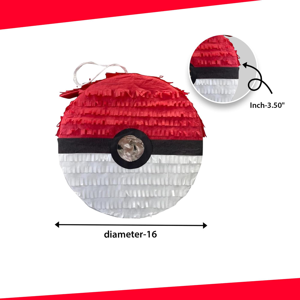 APINATA4U ball pinata with hanging loop ready for action and party setup
