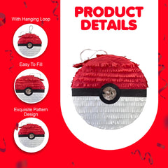 APINATA4U pinata with pre-cut flap simplifies filling and setup