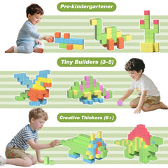Apluses magnets foster stable structures for tall towers and houses.