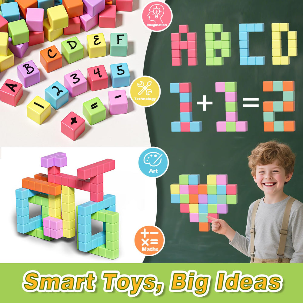 Apluses smooth-edged blocks ensure safe, open-ended play during building sessions.