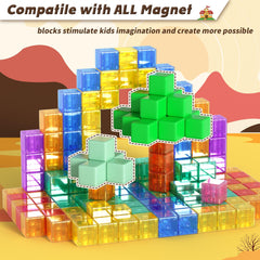 Apluses gift ready magnetic blocks set suitable for curious kids