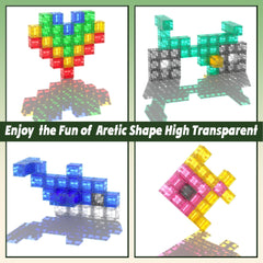 Apluses STEM blocks designed for ages 3 to 8 to grow with kids
