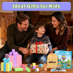 Apluses Magnetic Blocks travel-playset is a compact, mess-free on-the-go activity.