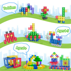 Apluses safe ABS material blocks with rounded edges