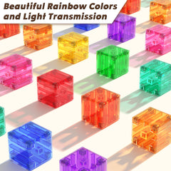 Apluses blocks made from safe ABS material with smooth edges for kid friendly use