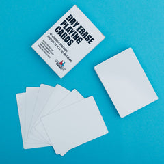 Apostrophe Games dry erase poker-size cards for compact handling.