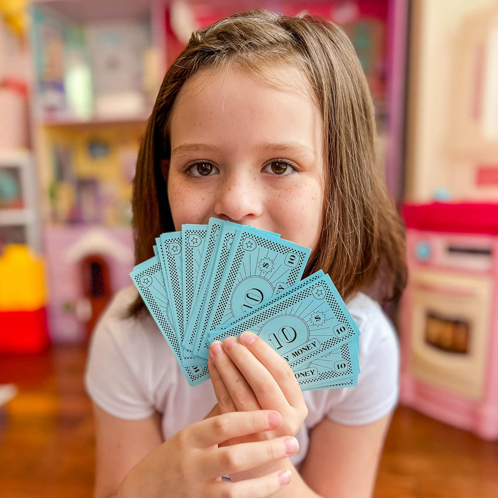 Apostrophe Games Opoly money as prop money for events and stage tricks.