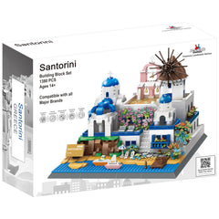 Apostrophe Games Santorini detailed facades capture architectural charm in miniature form
