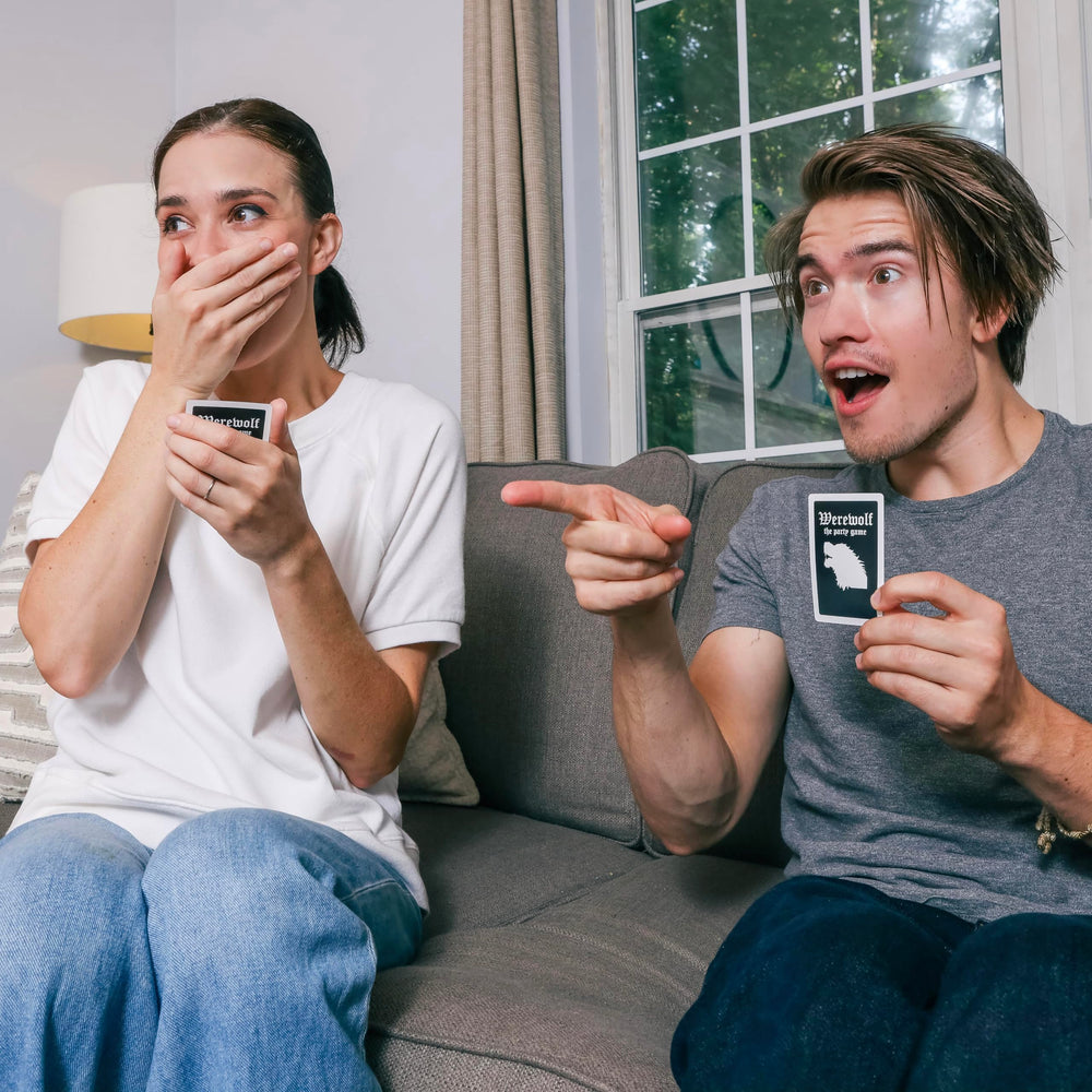 Apostrophe Games Werewolf Halloween party game ideal for adults and teens.