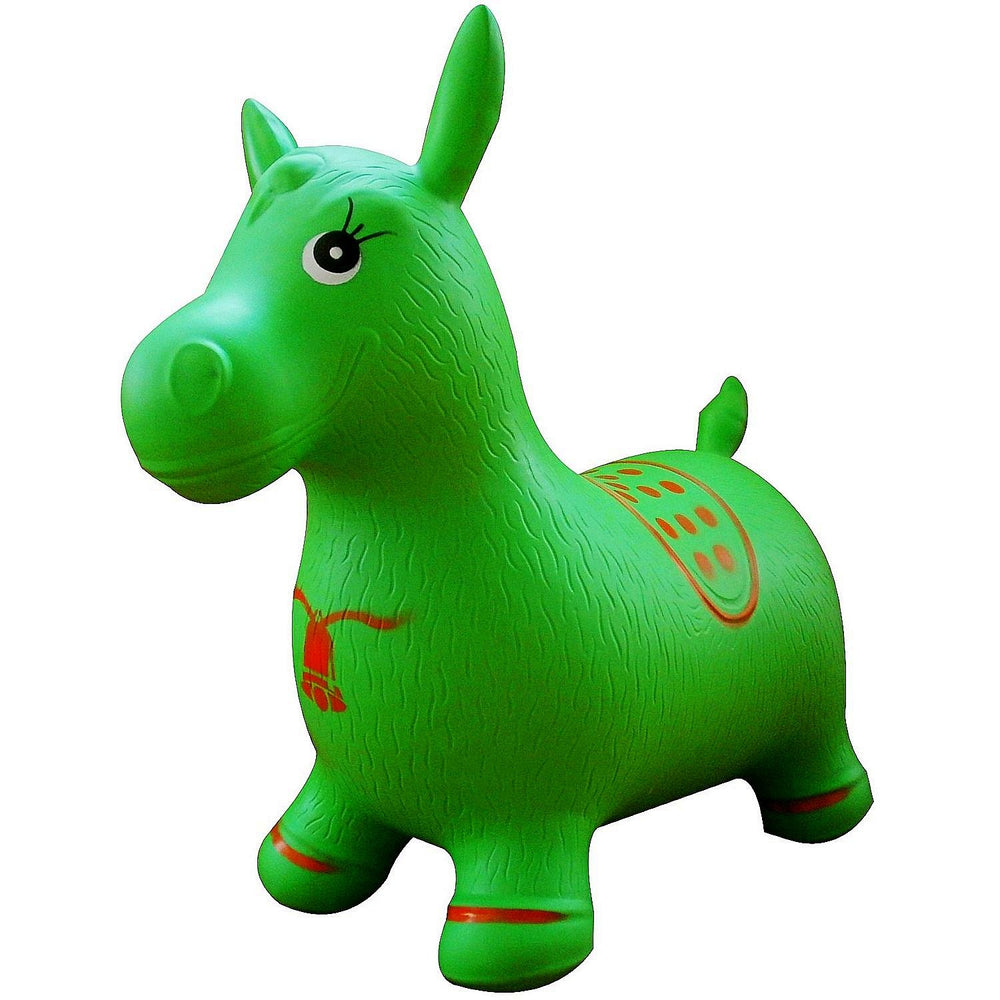 AppleRound horse space hopper front view for indoor play and joyful bouncing