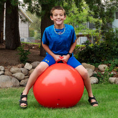 AppleRound Space Hopper Ball 22in arrives deflated and ready to inflate