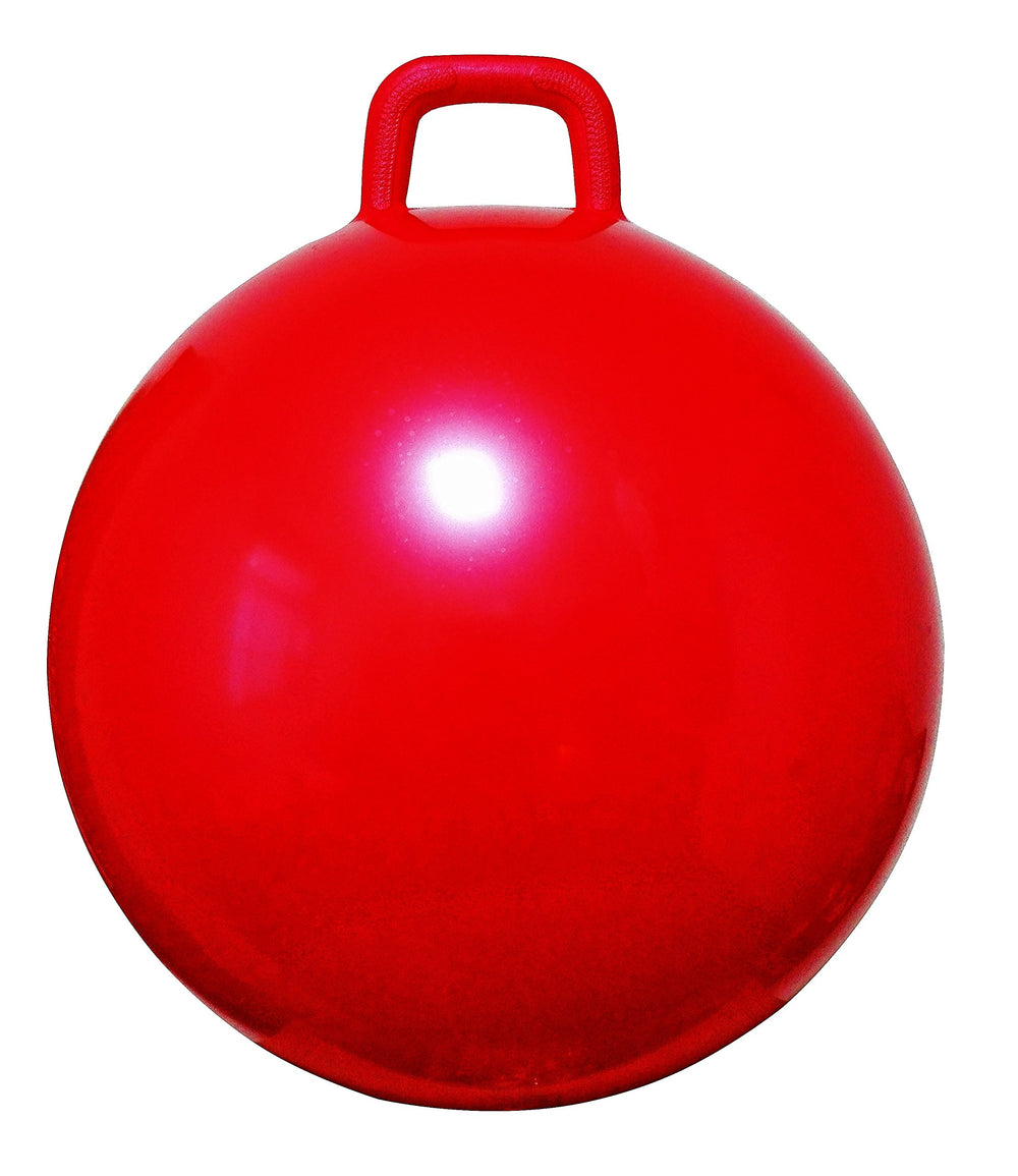 AppleRound Space Hopper Ball 22in inflating with the included pump for quick setup