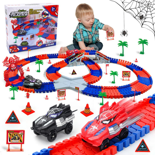 Appoft Spider Hero race track bridge for thrilling racing adventures.