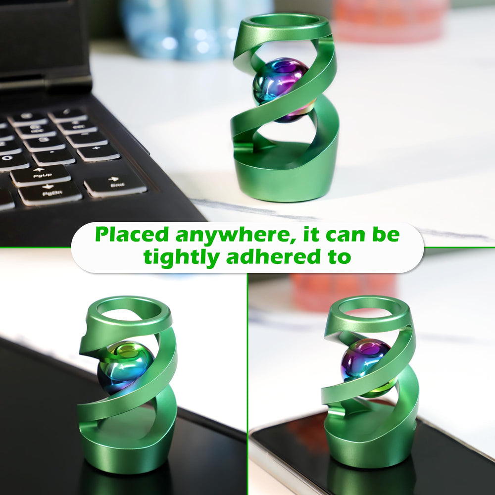 Apqdw desk toy spins smoothly with a satisfying action on the desk.