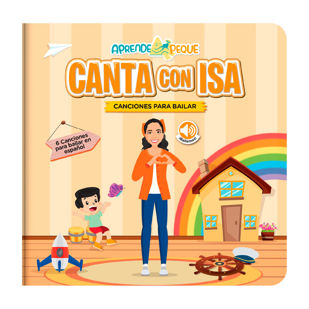 Aprende Peque Dance and Play cover with Isa inviting kids to start the musical journey.