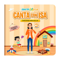 Aprende Peque Dance and Play cover with Isa inviting kids to start the musical journey.