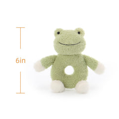 Apricot Lamb gift-ready rattle for baby showers or new arrivals