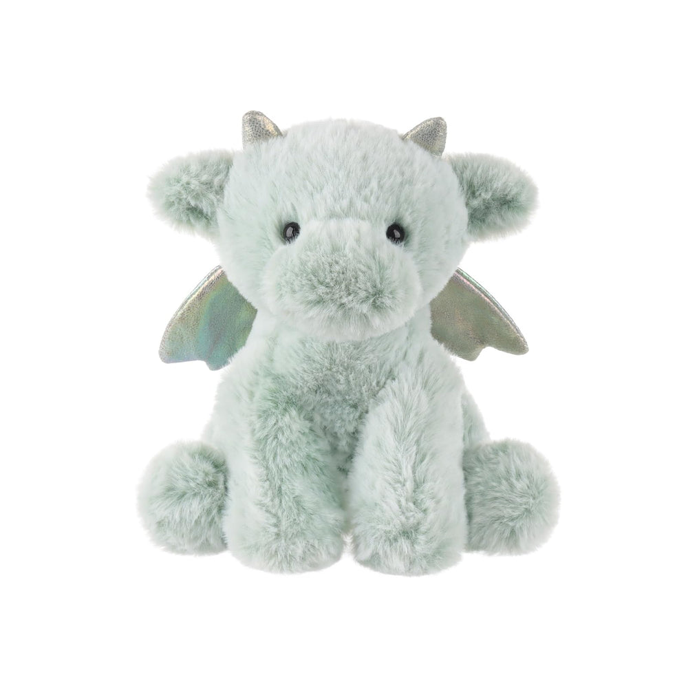 Apricot Lamb green dragon dinosaur plush, 8-inch cuddly toy for kids