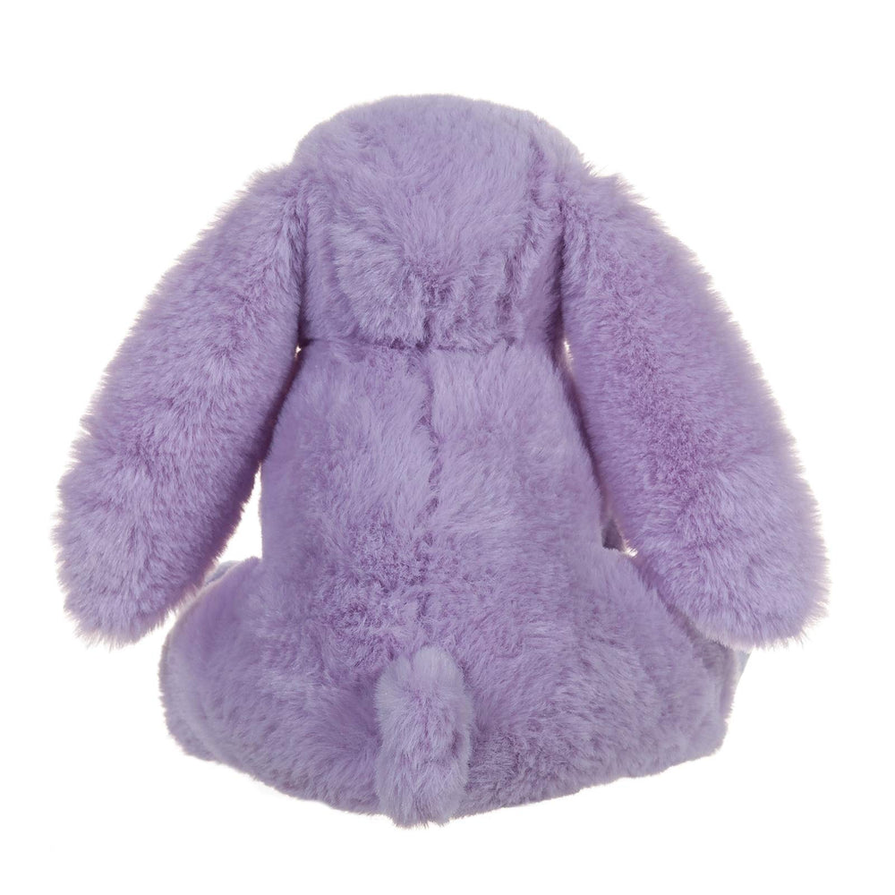 Apricot Lamb purple bunny in a nursery setting