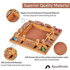 ApudArmis wooden-number-tiles—clear, reusable components for quick math practice and strategy.