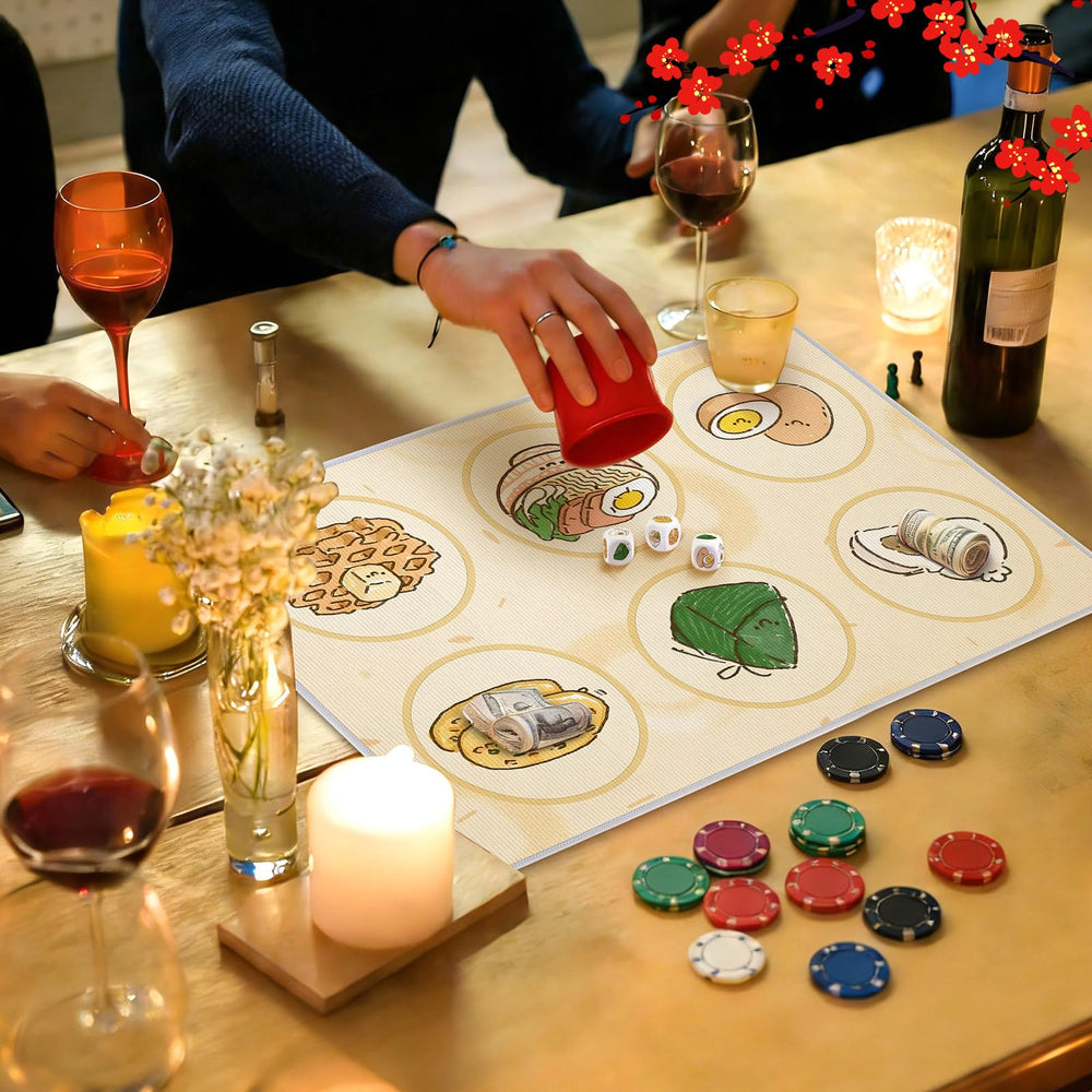 APUDWN Bau Cua Ca Cop portable set ideal for quick party toss-ups.