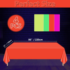 APUXXJUPA green glow tablecloth setup under UV light