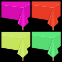 APUXXJUPA orange glow tablecloth on dining table for vibrant ambiance